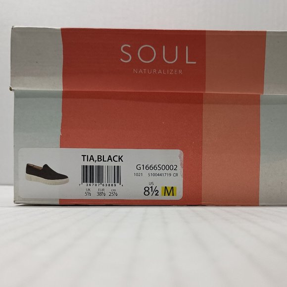 Soul Naturalizer Women Blackr Tia Slip On Fashion Sneaker Size 8.5 M - Picture 10 of 11